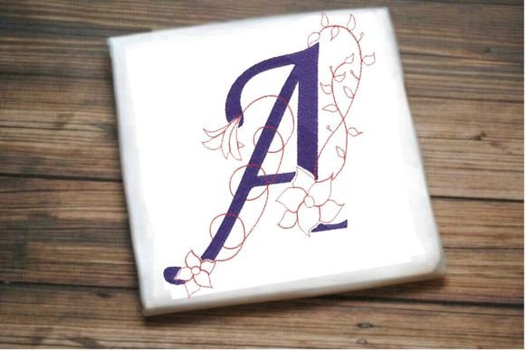 A Letter Vine Monogram Flower
