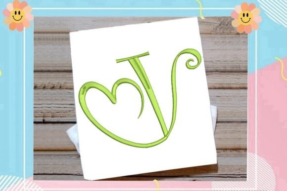Beautiful Monogram V Letter Heart: A Seasonal Embroidery Review