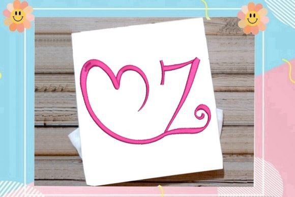Beautiful Monogram Z Letter Heart: A Designer’s Review for Business Use