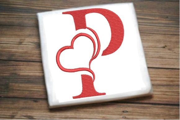 Beautiful P Letter Heart Alphabet Review for Real Embroidery Projects