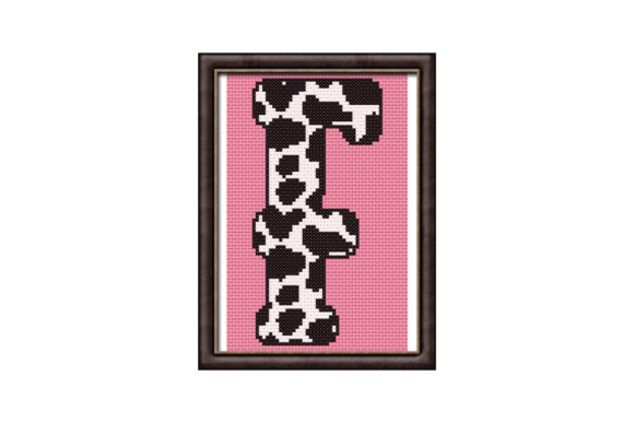 Cow Print F Monogram Cross Stitch Review