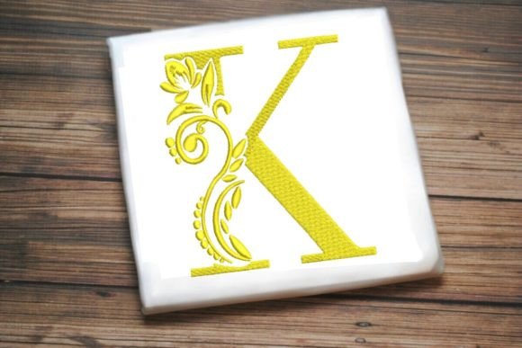 Elegant Alphabet Embroidery for Boutique Apparel
