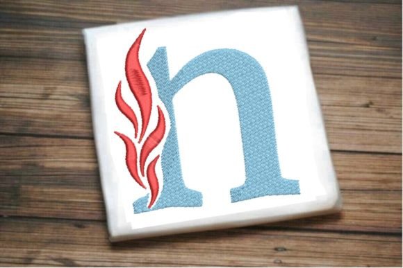 N Letter Alphabet on Fire: A Designer’s Review for Boutique Apparel