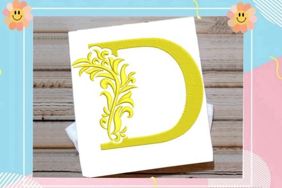 Review: Beautiful Monogram Letter D for Personalized Embroidery