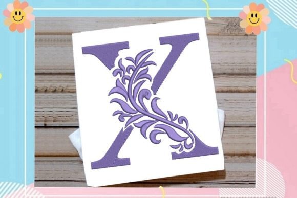 Reviewing Beautiful Monogram Letter X for Real Embroidery Projects