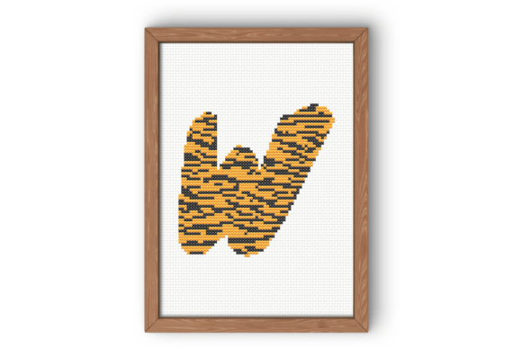 Tiger Print W Monogram Cross Stitch Review