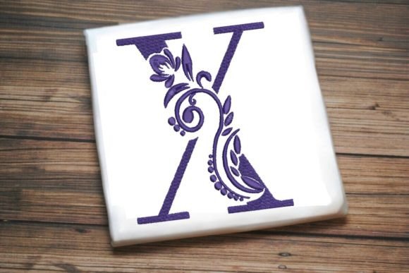X Letter Elegant Illustrated Alphabet Decoration Review