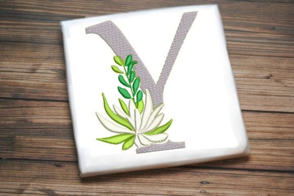 Y Letter Decorative Greenery Alphabet Monogram: A Fresh Touch for Personalized Gifts